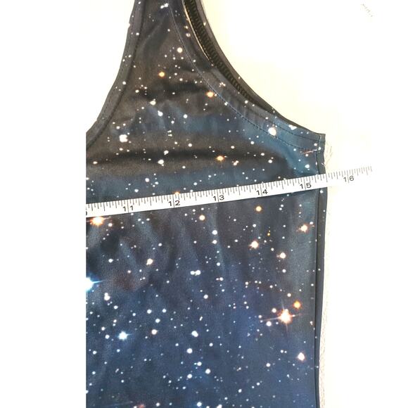 BLACKMILK GALAXY BLUE BLACK DRESS SIZE MEDIUM MADE IN AUSTRALIA - Picture 5 of 11